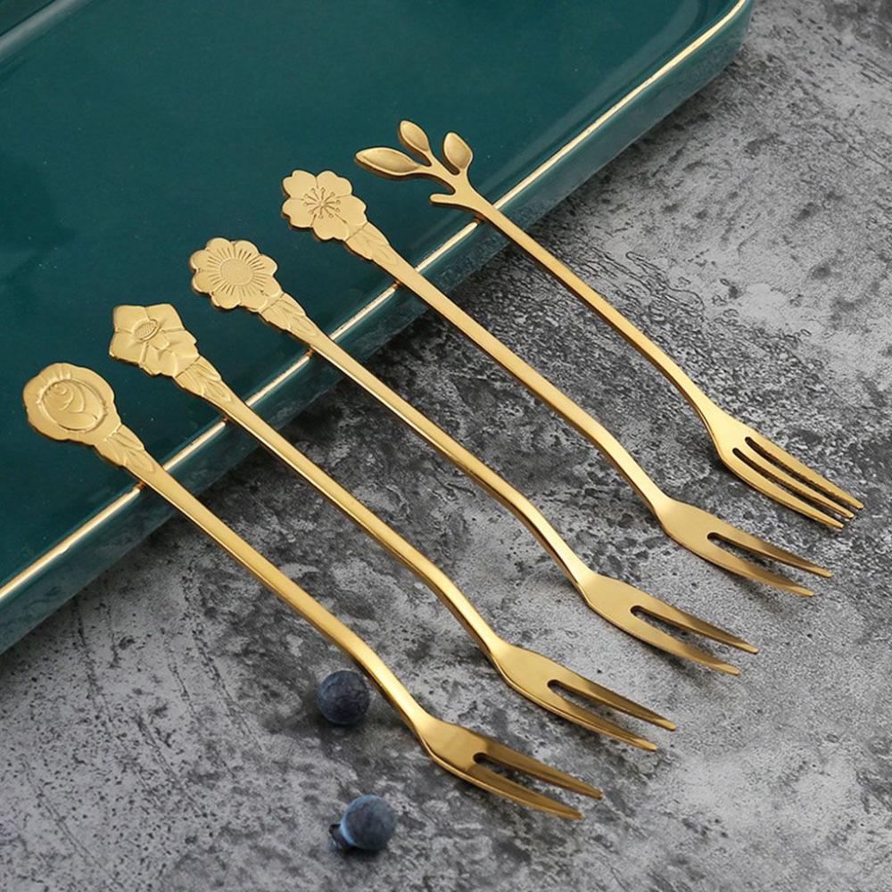 Durable Creative Stainless Steel for Dessert,Cake Flower Fruit Toothpicks Fork Salad Fork Tableware
Durable Creative Stainless Steel for Dessert,Cake Flower Fruit Toothpicks Fork Salad Fork Tableware