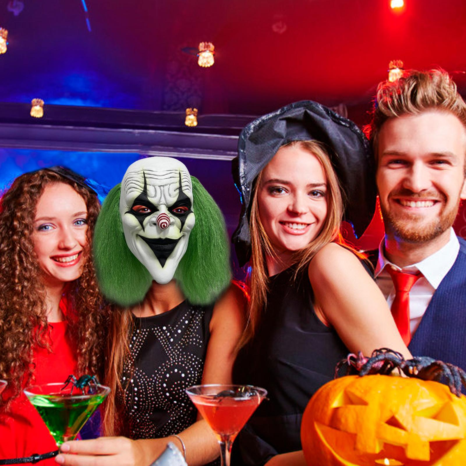Horror Masque Clown Glow-in-the-dark Halloween Face Cover Horror Carnival Face Cover For Men Role Play Stage Performance Haunted China Mainland
Horror Masque Clown Glow-in-the-dark Halloween Face Cover Horror Carnival Face Cover For Men Role Play Stage Performance Haunted China Mainland