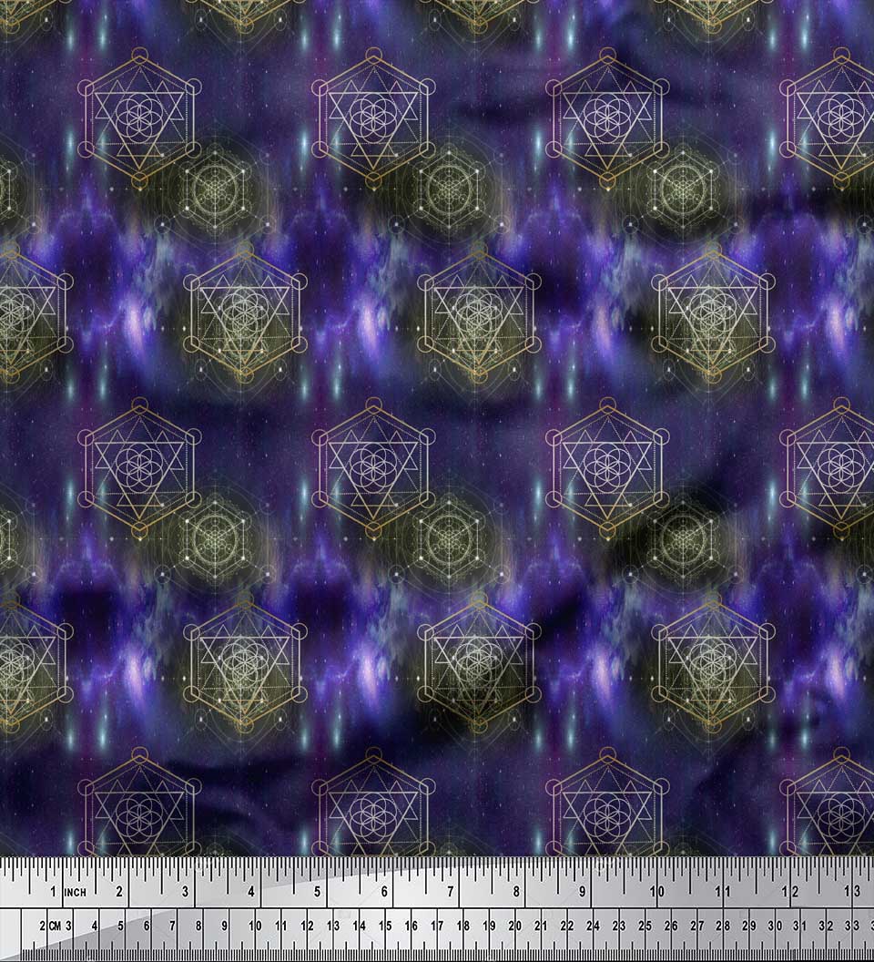 Soimoi Purple Poly Crepe Fabric Scared Geometric Galaxy Fabric Prints на метр 42 дюйма 42 Inch Wide - Poly Crepe зелений
Soimoi Purple Poly Crepe Fabric Scared Geometric Galaxy Fabric Prints на метр 42 дюйма 42 Inch Wide - Poly Crepe зелений