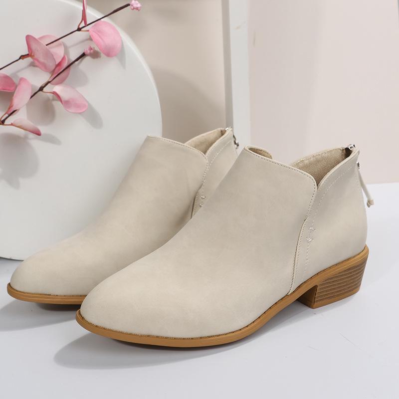 2026 British Style Pointed Toe Martin Boots with Thick Heel and Zipper 43
2026 British Style Pointed Toe Martin Boots with Thick Heel and Zipper 43