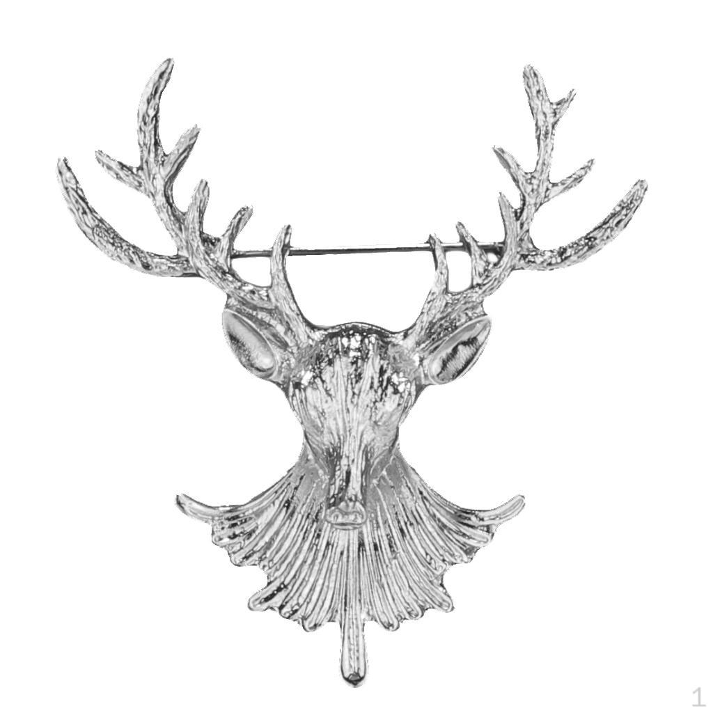 Hunting Deer Head Pin Tie Brooch Badge срібний
Hunting Deer Head Pin Tie Brooch Badge срібний