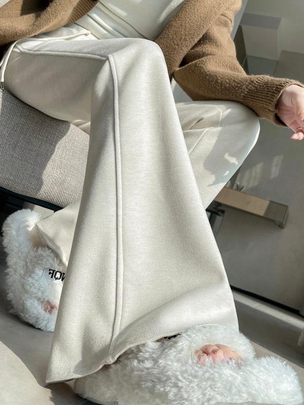 Women s High-Waisted Spring Micro Flared Wide-Leg Floor-Length Pants XL 
Women s High-Waisted Spring Micro Flared Wide-Leg Floor-Length Pants XL