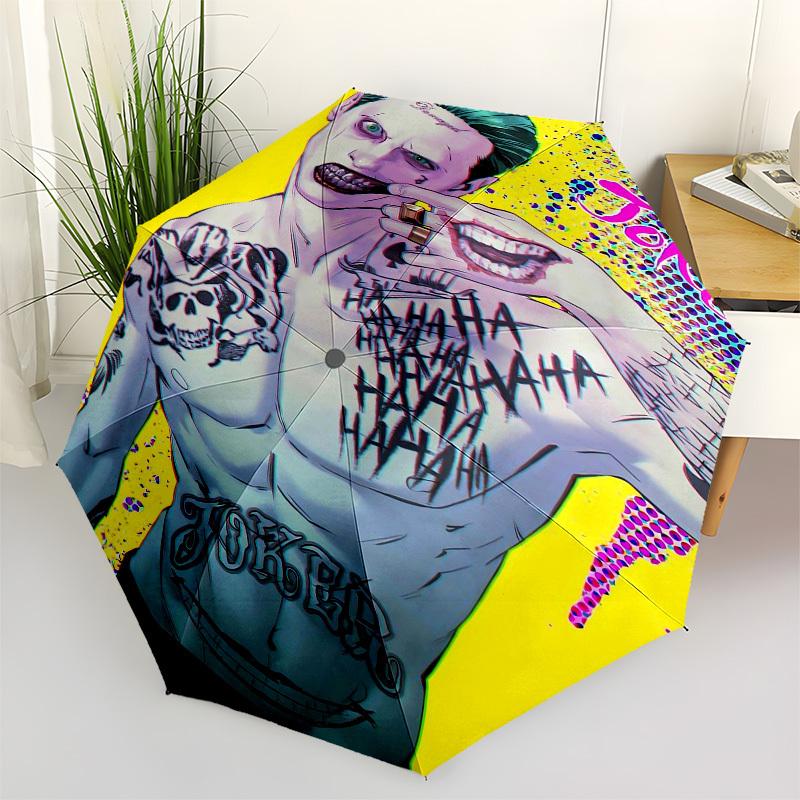 1pc Joker Tattoo Artwork Umbrella with Plastic Handle,Cartoon Pattern,Suitable for All Seasons Multi-functional Umbrella458
1pc Joker Tattoo Artwork Umbrella with Plastic Handle,Cartoon Pattern,Suitable for All Seasons Multi-functional Umbrella458