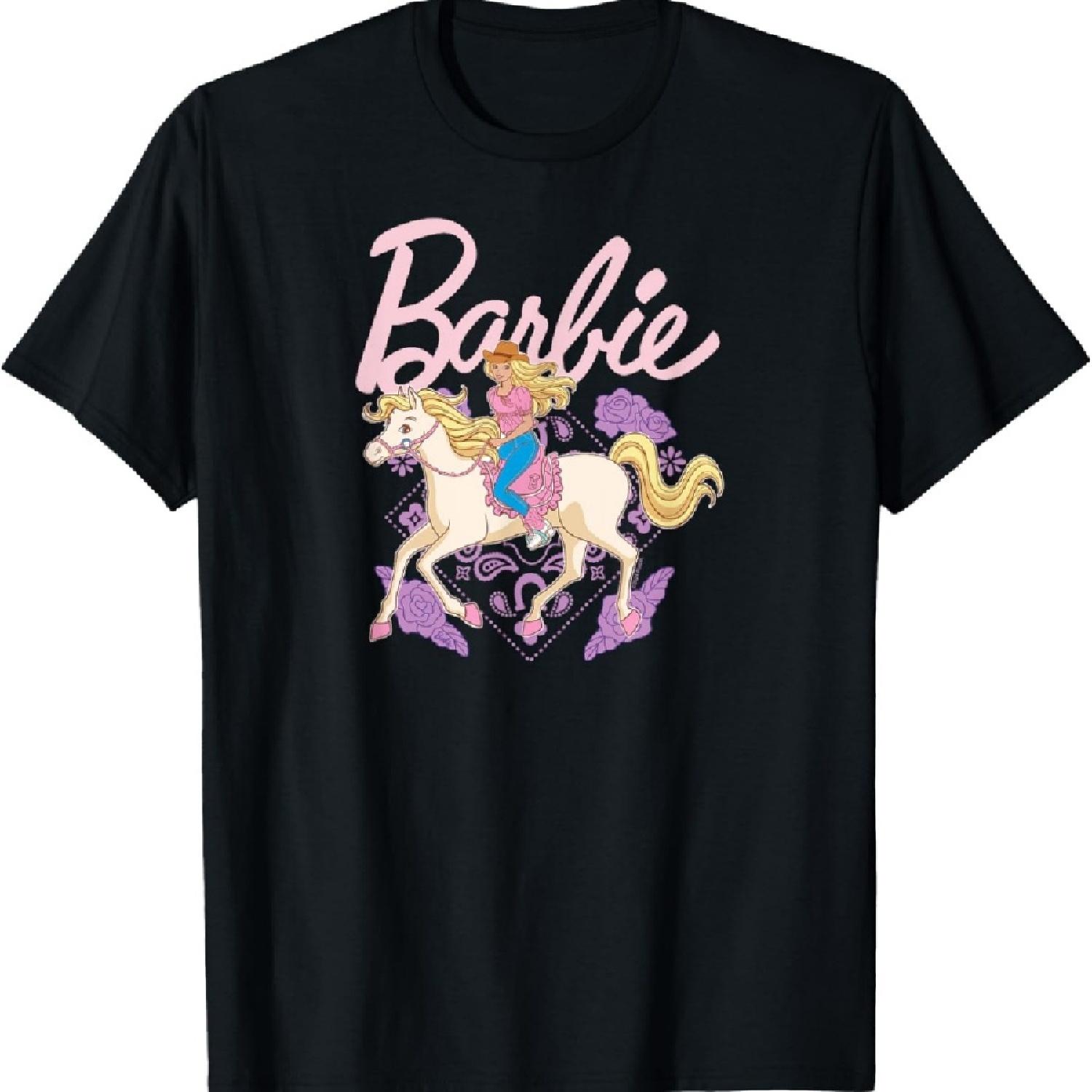 Барби - Футболка с западной ковбойкой, едущей на лошади XXXXXL чёрный
Барби - Футболка с западной ковбойкой, едущей на лошади XXXXXL чёрный