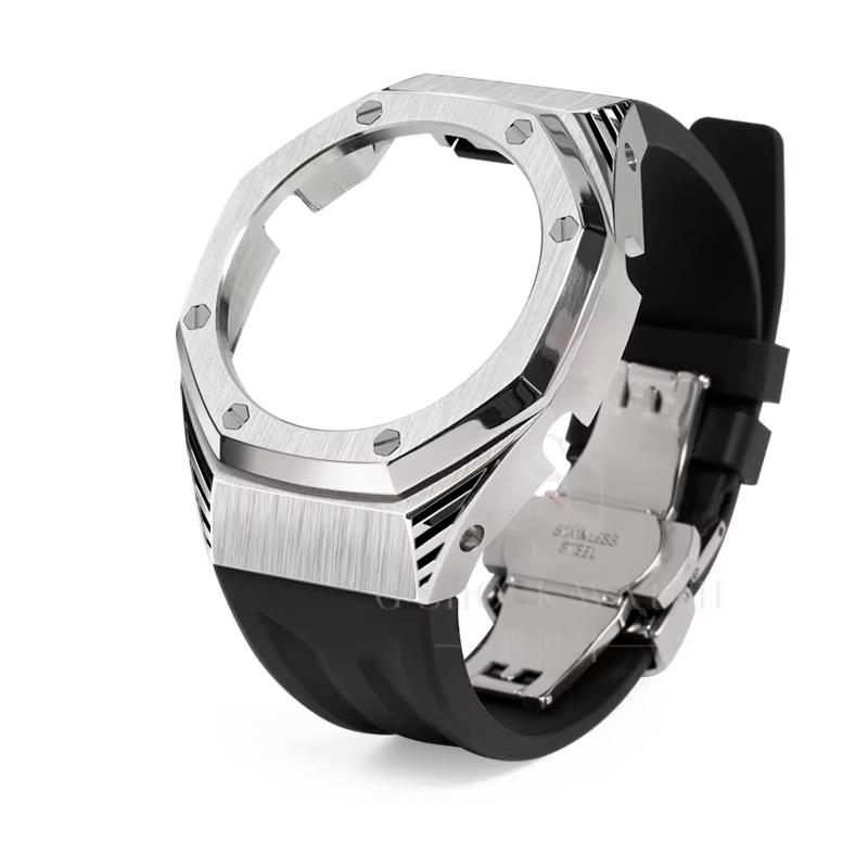 GA-2100/2110B2100/ Для Casio Дуб Фермерський Модифіковані GM2100 Серія Сталевий Корпус Фторгумовий Ремінець Аксесуари GA-2100 2110 B2100
GA-2100/2110B2100/ Для Casio Дуб Фермерський Модифіковані GM2100 Серія Сталевий Корпус Фторгумовий Ремінець Аксесуари GA-2100 2110 B2100