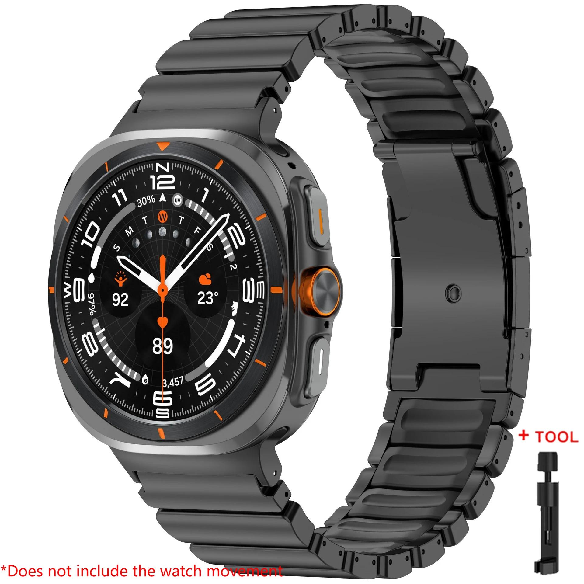 Розкішний титановий ремінець для Samsung Galaxy Watch 8 40 44/8 Classic Гумовий металевий ремінець для Galaxy Watch Ultra 2025 47 Спортивний ремінець Galaxy Ultra 2025
Розкішний титановий ремінець для Samsung Galaxy Watch 8 40 44/8 Classic Гумовий металевий ремінець для Galaxy Watch Ultra 2025 47 Спортивний ремінець Galaxy Ultra 2025