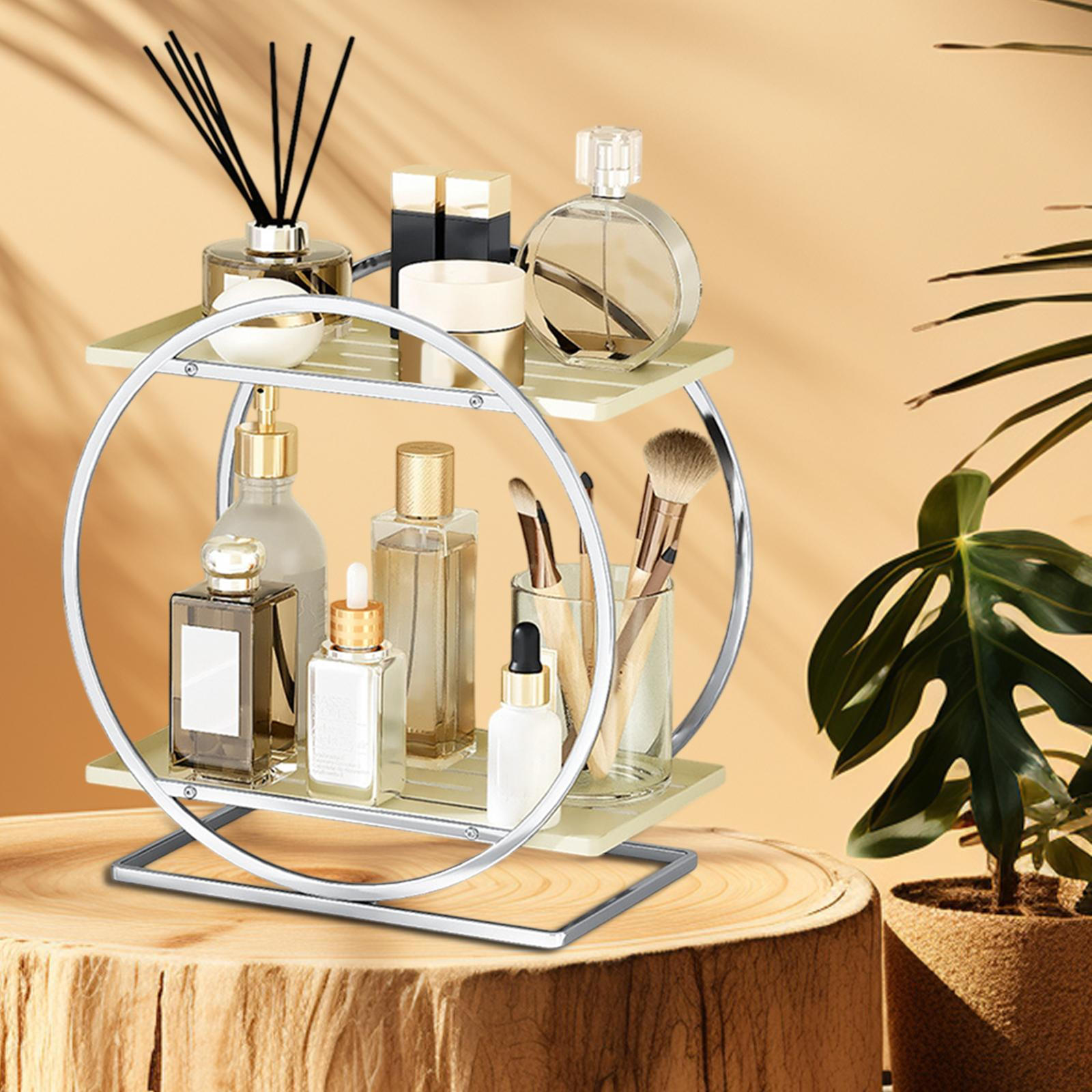 Органайзер для столешницы в ванной комнате, поднос для косметики по уходу за кожей, многоцелевая полка для хранения косметики Silver White
Органайзер для столешницы в ванной комнате, поднос для косметики по уходу за кожей, многоцелевая полка для хранения косметики Silver White