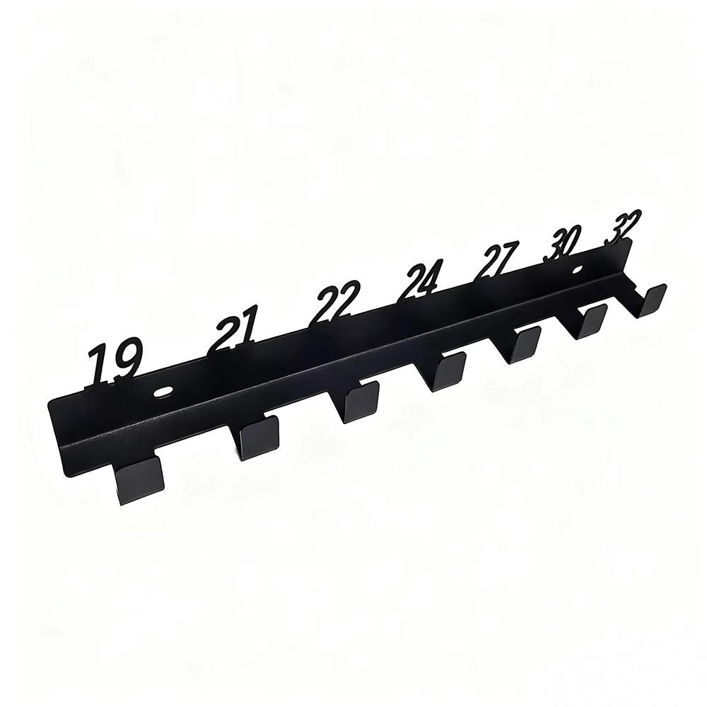 Multi-Hole Wrench Sorting Rack Metal Wrench Storage Rack For Workshop Tool Organization 19-32 Hooks
Multi-Hole Wrench Sorting Rack Metal Wrench Storage Rack For Workshop Tool Organization 19-32 Hooks