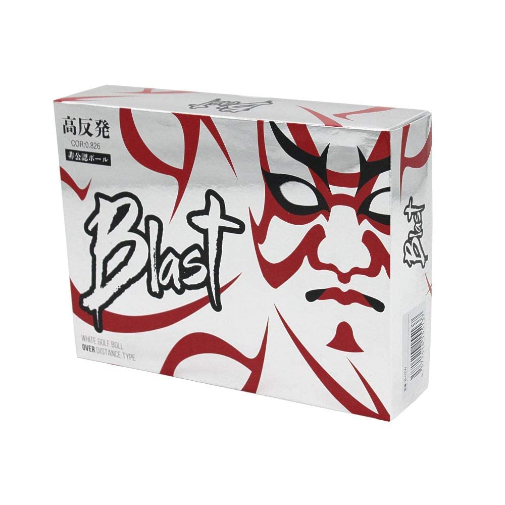 Golf balls, 1 dozen (12 balls), unofficial ball, Blast, overwhelming distance, B-H2W, white
Golf balls, 1 dozen (12 balls), unofficial ball, Blast, overwhelming distance, B-H2W, white