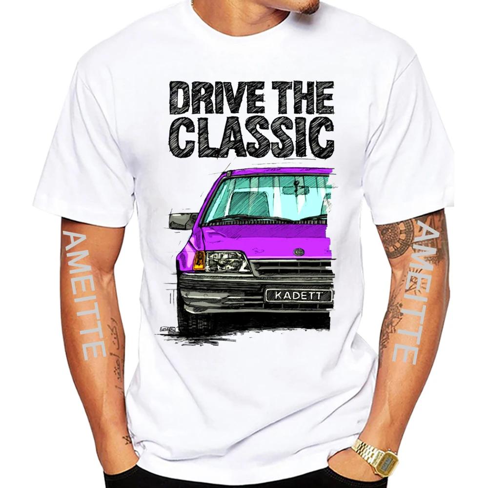 Drive The Classic Opeles Kadett E Late Model T-Shirt Men Short Sleeve Vintage White Casual Cool Boy Tees Mans Tops S
Drive The Classic Opeles Kadett E Late Model T-Shirt Men Short Sleeve Vintage White Casual Cool Boy Tees Mans Tops S