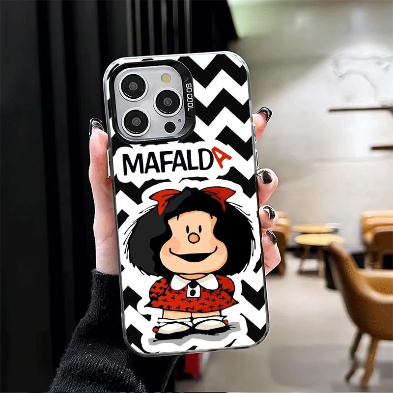 Mafalda Cartoon Cute Shockproof Phone Case for iPhone 17 Air 16 16E 15 Pro Max 14 Plus 13 Mini 12 Back Cover Anti Fall Fundas iPhone 14 ProMax
Mafalda Cartoon Cute Shockproof Phone Case for iPhone 17 Air 16 16E 15 Pro Max 14 Plus 13 Mini 12 Back Cover Anti Fall Fundas iPhone 14 ProMax
