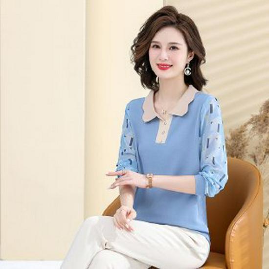 Mom s Chic Knit Top: Stylish Long-Sleeve for Middle-Aged Women, Perfect for Spring & Autumn 3XL синій
Mom s Chic Knit Top: Stylish Long-Sleeve for Middle-Aged Women, Perfect for Spring & Autumn 3XL синій