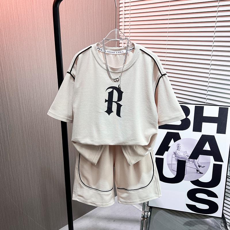Boys Trendy Summer 2024 Short Sleeve T-shirt & Shorts Set - Medium & Large 150 (Recommended 135cm-145cm) абрикосовый
Boys Trendy Summer 2024 Short Sleeve T-shirt & Shorts Set - Medium & Large 150 (Recommended 135cm-145cm) абрикосовый