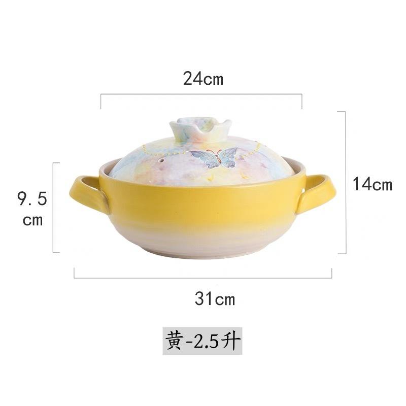 Japanese Ceramic Casserole Creative Gradient Color Clay Saucepan for Gas Stove Kitchen Pot Home Cookware Cooking Tools
Japanese Ceramic Casserole Creative Gradient Color Clay Saucepan for Gas Stove Kitchen Pot Home Cookware Cooking Tools