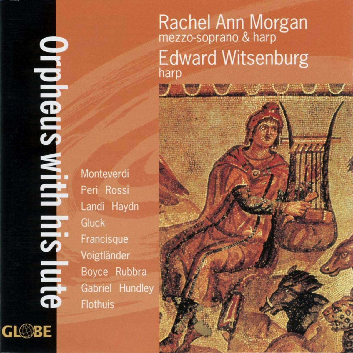 CD MONTEVERDI, ROSSI, MORGAN; WITSENBU - Orpheus With His Lute GLO5182 Globe 1998 Germany Classical Used
CD MONTEVERDI, ROSSI, MORGAN; WITSENBU - Orpheus With His Lute GLO5182 Globe 1998 Germany Classical Used