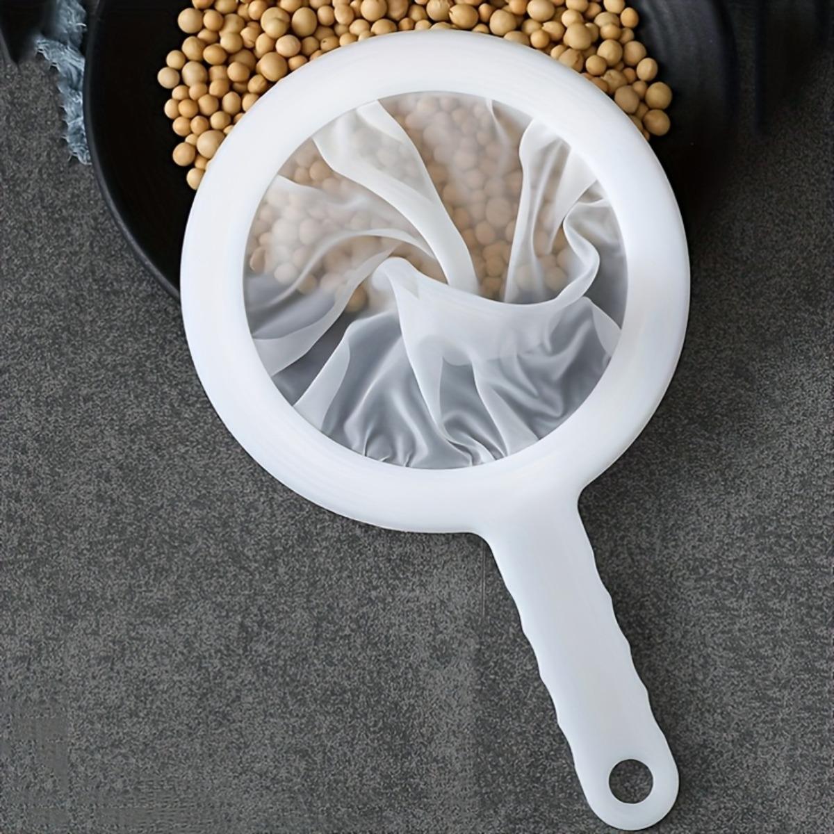100mesh Fine Mesh Filter, Hanging Strainer, Advanced Kitchen Strainer, Wine, Tea, Soybean Milk, Baking, Kitchen Strainer, Juice Flour Filter, Reusable 1PCS белый
100mesh Fine Mesh Filter, Hanging Strainer, Advanced Kitchen Strainer, Wine, Tea, Soybean Milk, Baking, Kitchen Strainer, Juice Flour Filter, Reusable 1PCS белый