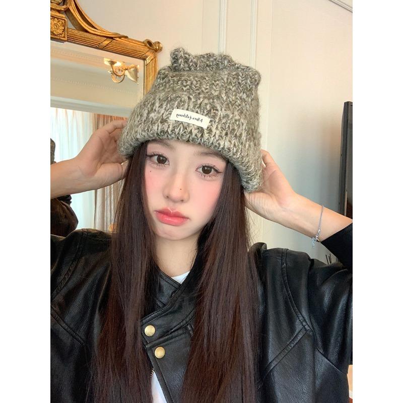 Autumn and Winter Warm and Cold Proof Woolen Hat with Ear Protection Cute Little Goat Horns Funny Knitted Hat for Women one size
Autumn and Winter Warm and Cold Proof Woolen Hat with Ear Protection Cute Little Goat Horns Funny Knitted Hat for Women one size