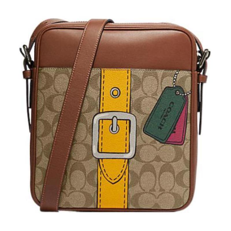 COACH Hudson 21 classic logo trompe l oeil print cowhide shoulder crossbody bag small men s brown коричневий
COACH Hudson 21 classic logo trompe l oeil print cowhide shoulder crossbody bag small men s brown коричневий