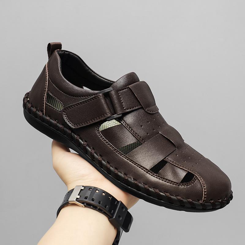 FashionNew кожаные летние мокасины дышащие мужские сандалии прочные пляжные балетки ручной работы сшитые нескользящие мужские сандалии для отдыха на открытом воздухе 46
FashionNew кожаные летние мокасины дышащие мужские сандалии прочные пляжные балетки ручной работы сшитые нескользящие мужские сандалии для отдыха на открытом воздухе 46