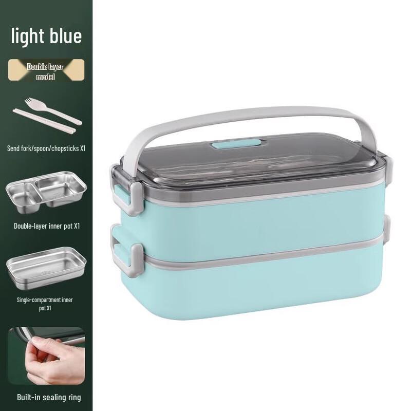 Wutuo Stainless Steel Divided Insulated Lunch Box
Wutuo Stainless Steel Divided Insulated Lunch Box