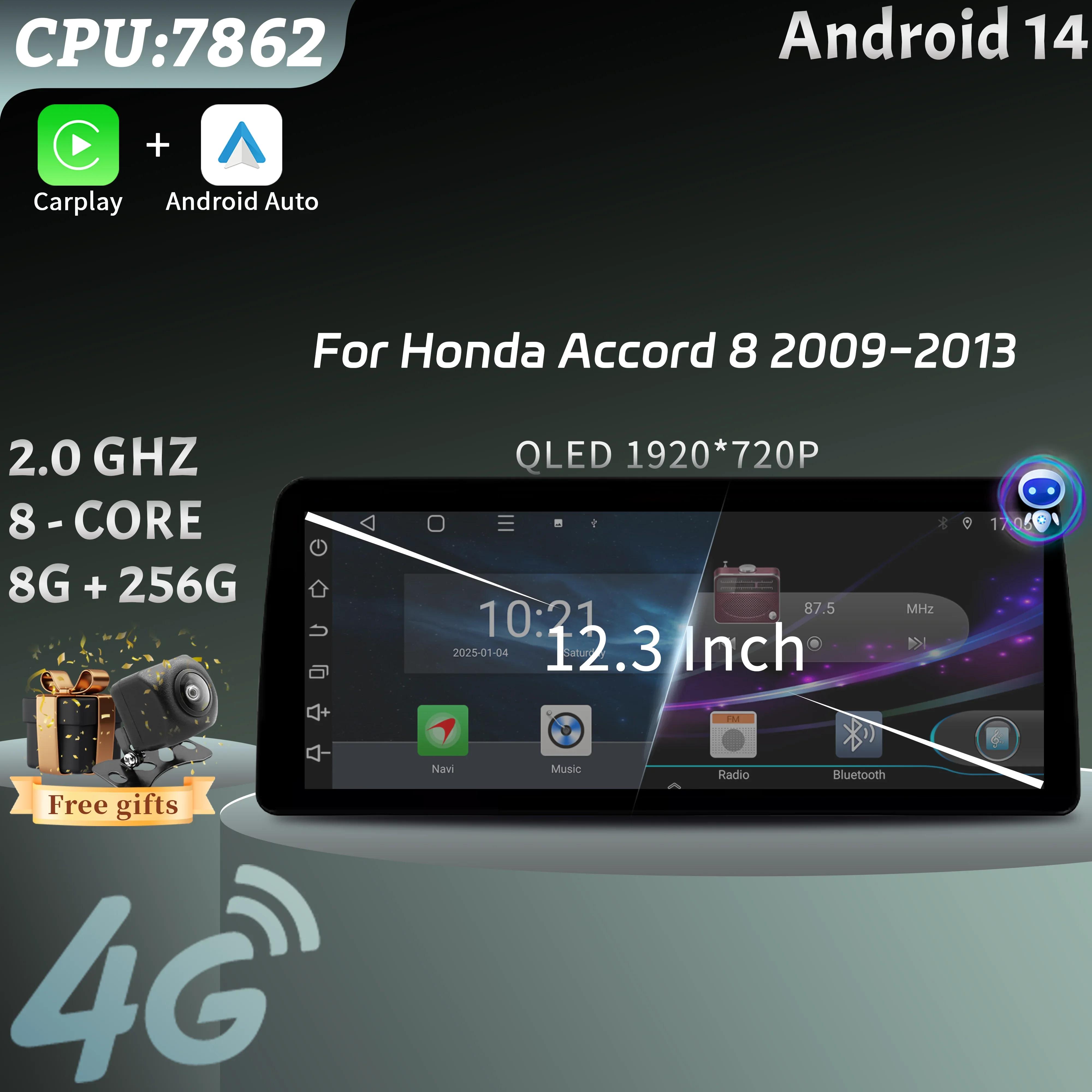 12.3inch For Honda Accord 8 2009-2013 Car Radio Multimedia Navigation Wireless Bluetooth CarPlay 4G GPS Screen Head Unit Stereo CHINA
12.3inch For Honda Accord 8 2009-2013 Car Radio Multimedia Navigation Wireless Bluetooth CarPlay 4G GPS Screen Head Unit Stereo CHINA