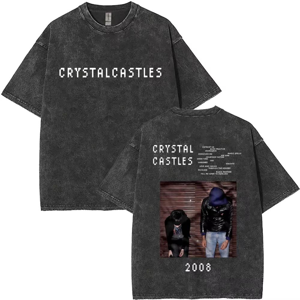 Потерта вінтажна музичний альбом Crystal Castles II, двостороння футболка, чоловіча, готичний панк, чоловічі бавовняні футболки оверсайз S
Потерта вінтажна музичний альбом Crystal Castles II, двостороння футболка, чоловіча, готичний панк, чоловічі бавовняні футболки оверсайз S