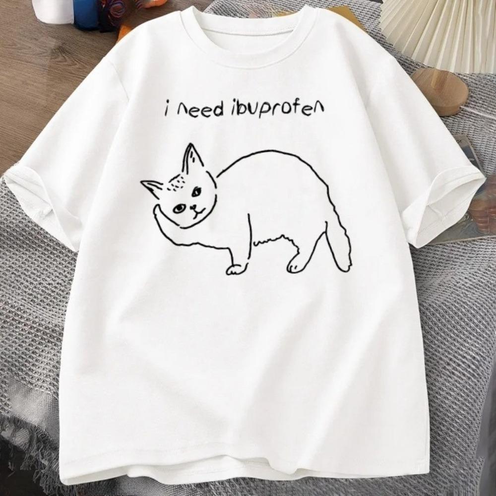 I Need Ibuprofen Cat TShirt Funny Cute Cat Tee Shirt Unisextal Health T Shirt Women Cat Lover Tshirt Vintage Clothes Aesthetic 4XL
I Need Ibuprofen Cat TShirt Funny Cute Cat Tee Shirt Unisextal Health T Shirt Women Cat Lover Tshirt Vintage Clothes Aesthetic 4XL