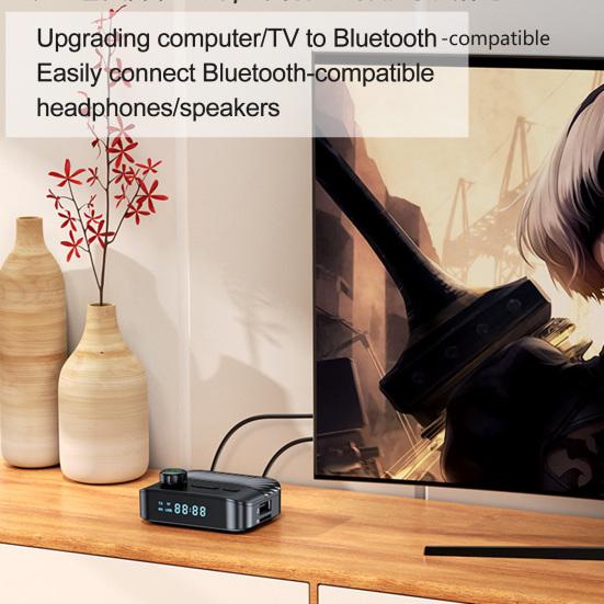 Bluetooth-совместимый 5.3 аудиоприемник-передатчик RCA/AUX/TF Card/U диск стерео беспроводной аудиоадаптер для наушников динамики ТВ ПК автомобиль
Bluetooth-совместимый 5.3 аудиоприемник-передатчик RCA/AUX/TF Card/U диск стерео беспроводной аудиоадаптер для наушников динамики ТВ ПК автомобиль
