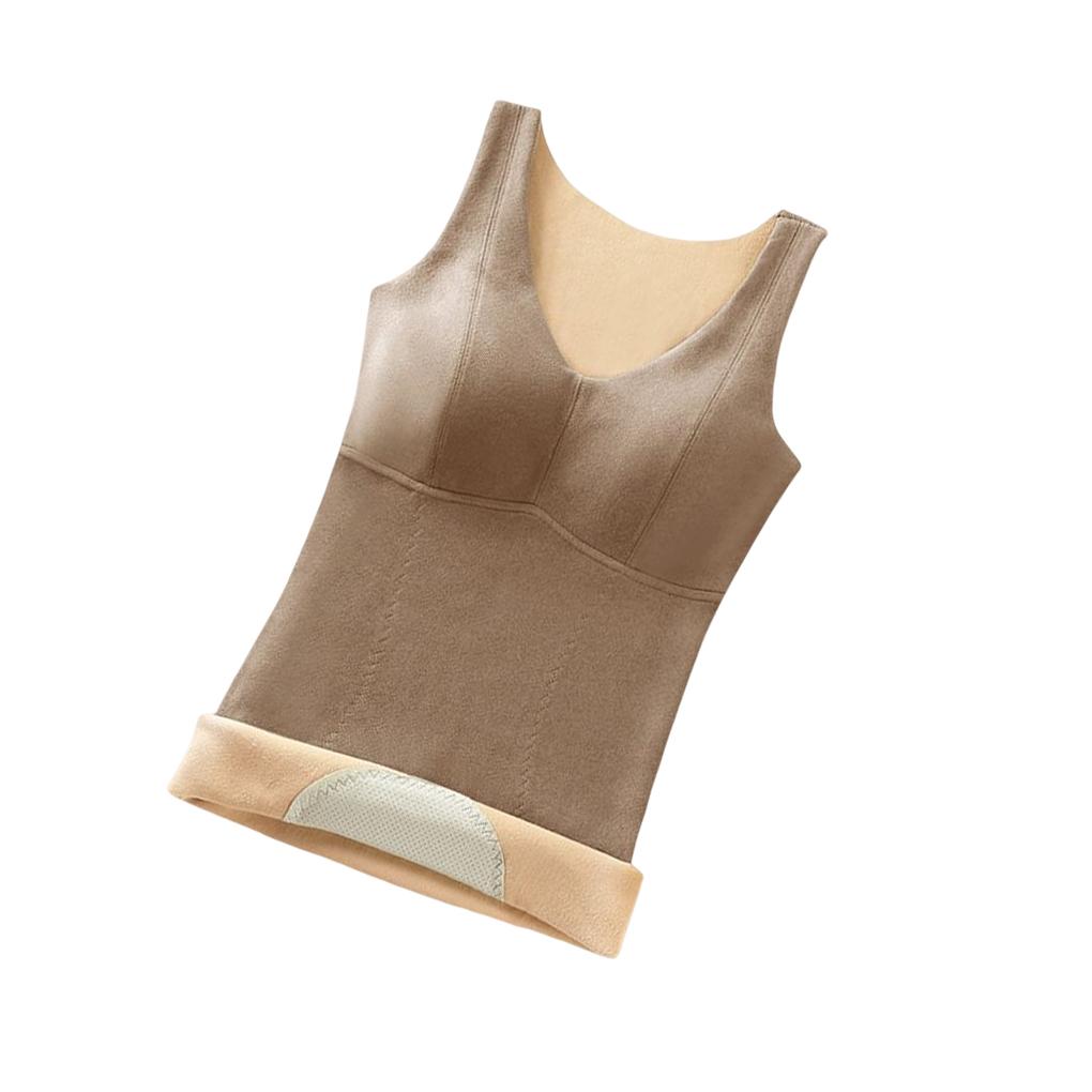 Женский терможилет Зимний Теплый Бархатный Для Холодной Погоды Утепленный Женское Белье Однотонный Базовый Топ Съемный Пуш-Ап Одежда хаки
Женский терможилет Зимний Теплый Бархатный Для Холодной Погоды Утепленный Женское Белье Однотонный Базовый Топ Съемный Пуш-Ап Одежда хаки