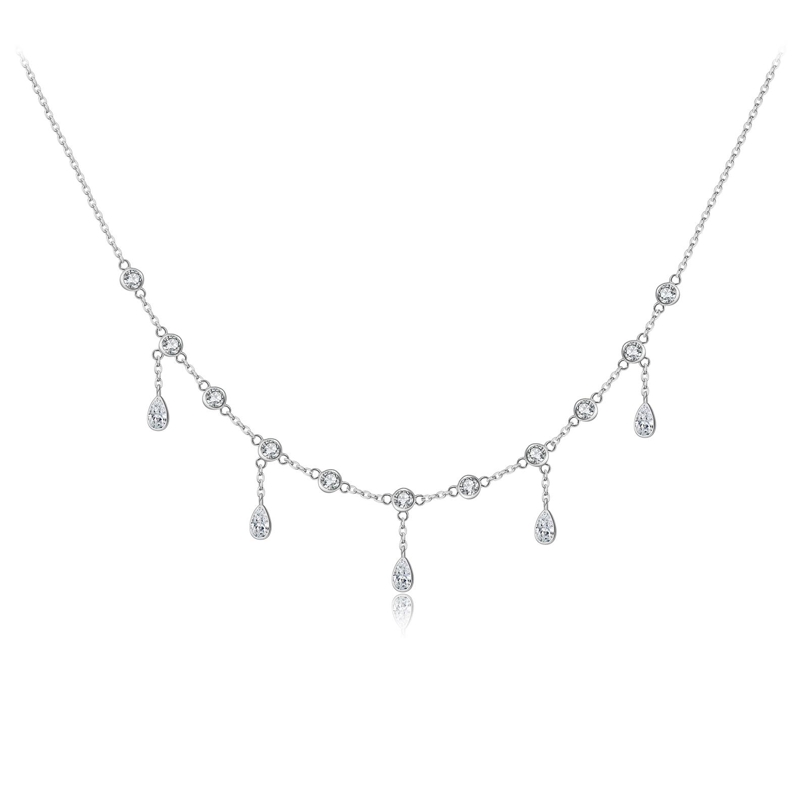 Sterling Silver Pear Shape Round Pendant CZ Zircon Necklace Women 2025 Chic Elegant Daily Party Jewelry Gift серебряный
Sterling Silver Pear Shape Round Pendant CZ Zircon Necklace Women 2025 Chic Elegant Daily Party Jewelry Gift серебряный