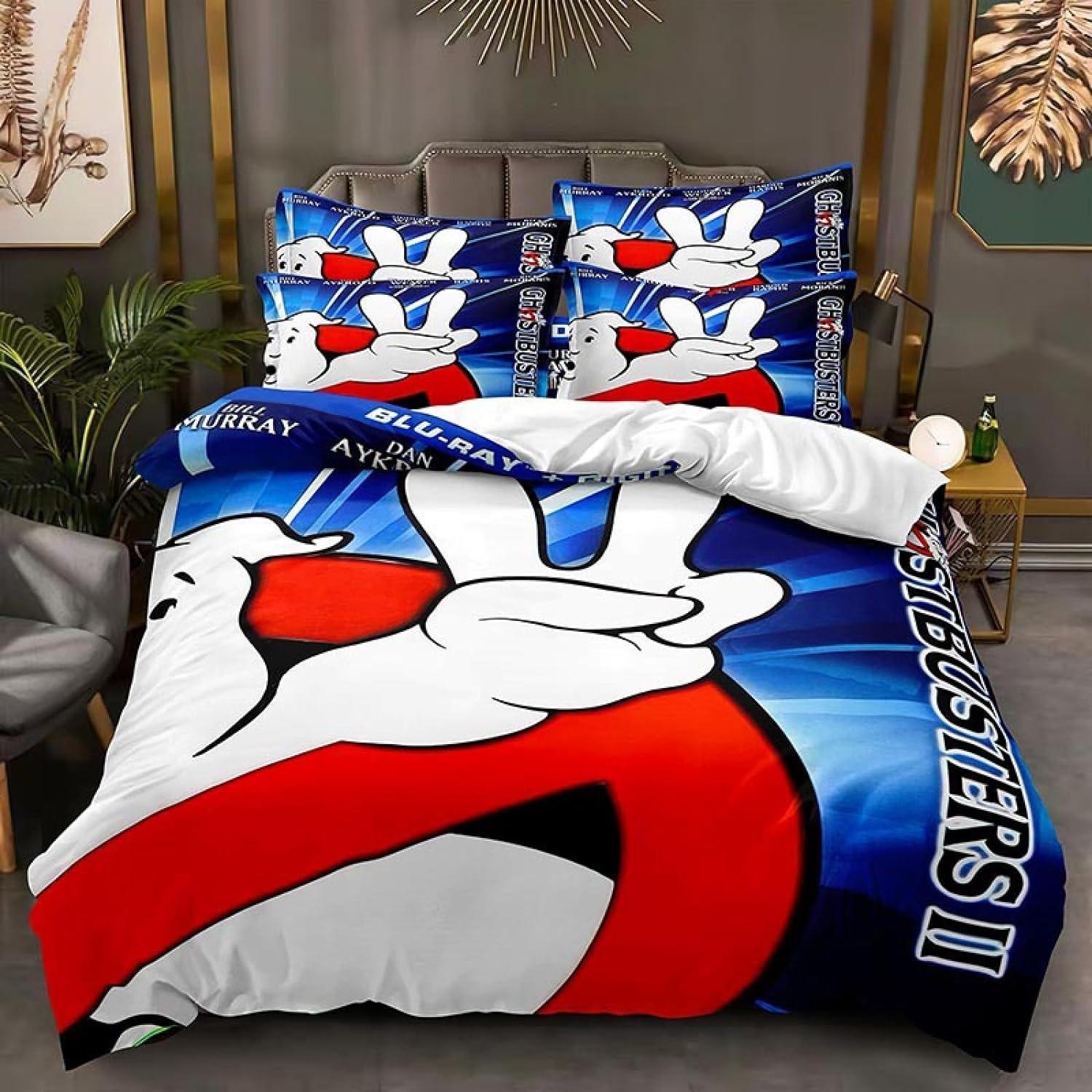 3D printed G-Ghostbusters Bedding Set film characters Cover Duvet Single Twin Full Queen King Size Bed Set for Aldult Children 135x200cm-2pcs
3D printed G-Ghostbusters Bedding Set film characters Cover Duvet Single Twin Full Queen King Size Bed Set for Aldult Children 135x200cm-2pcs