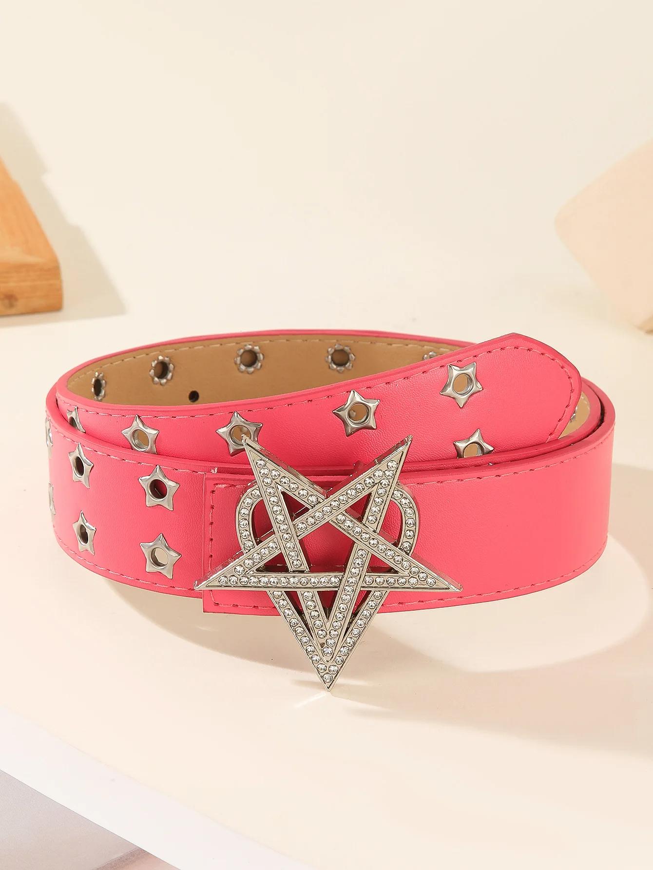 Motorcycle Belt Electroplated Rhinestone Belt Belt American For Casual Wear Fashion Shows Parties рожевий червоний колір
Motorcycle Belt Electroplated Rhinestone Belt Belt American For Casual Wear Fashion Shows Parties рожевий червоний колір