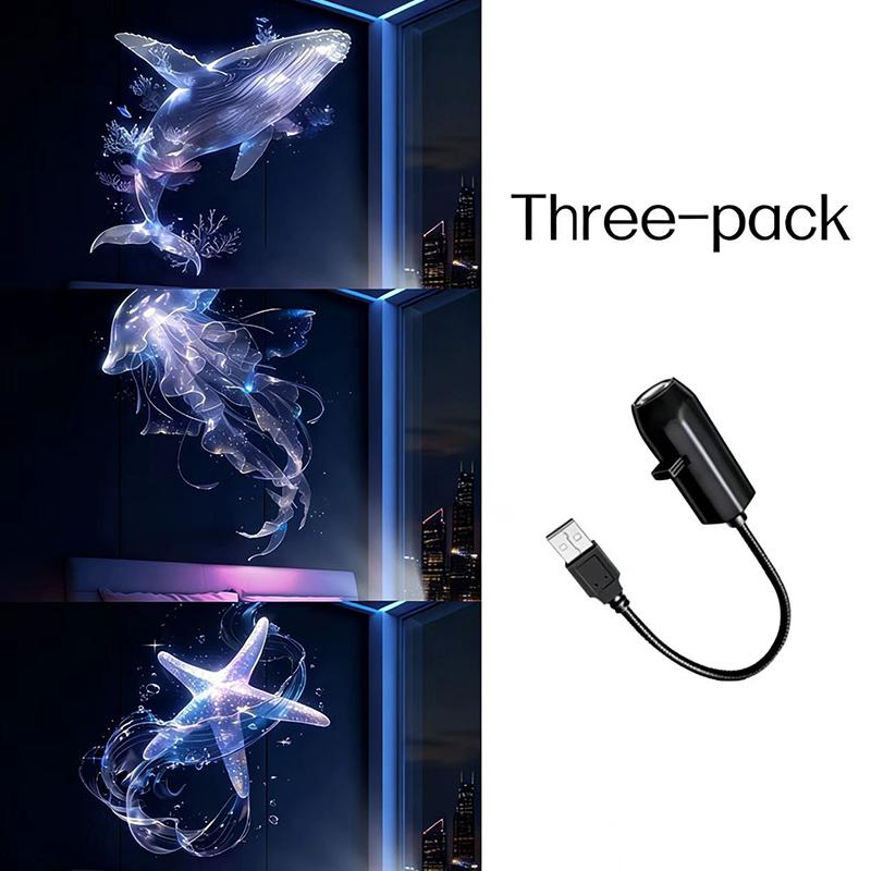 Led Usb Projector Light 3/6Pcs Projection Patterns- Adjustable Whale Butterfly Jellyfish Starfish Night Light Festival Gift
Led Usb Projector Light 3/6Pcs Projection Patterns- Adjustable Whale Butterfly Jellyfish Starfish Night Light Festival Gift