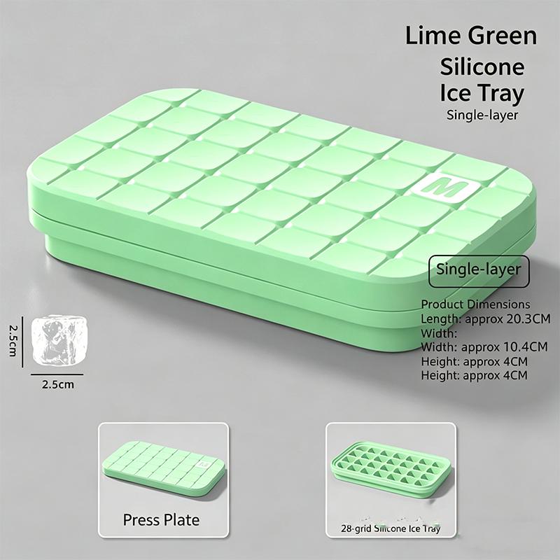 Ice Cube Tray With Storage Container And Lid Food Grade Silicone Ice Cube Mold Easy Release Stackable Ice Maker For Home Bar Kit
Ice Cube Tray With Storage Container And Lid Food Grade Silicone Ice Cube Mold Easy Release Stackable Ice Maker For Home Bar Kit