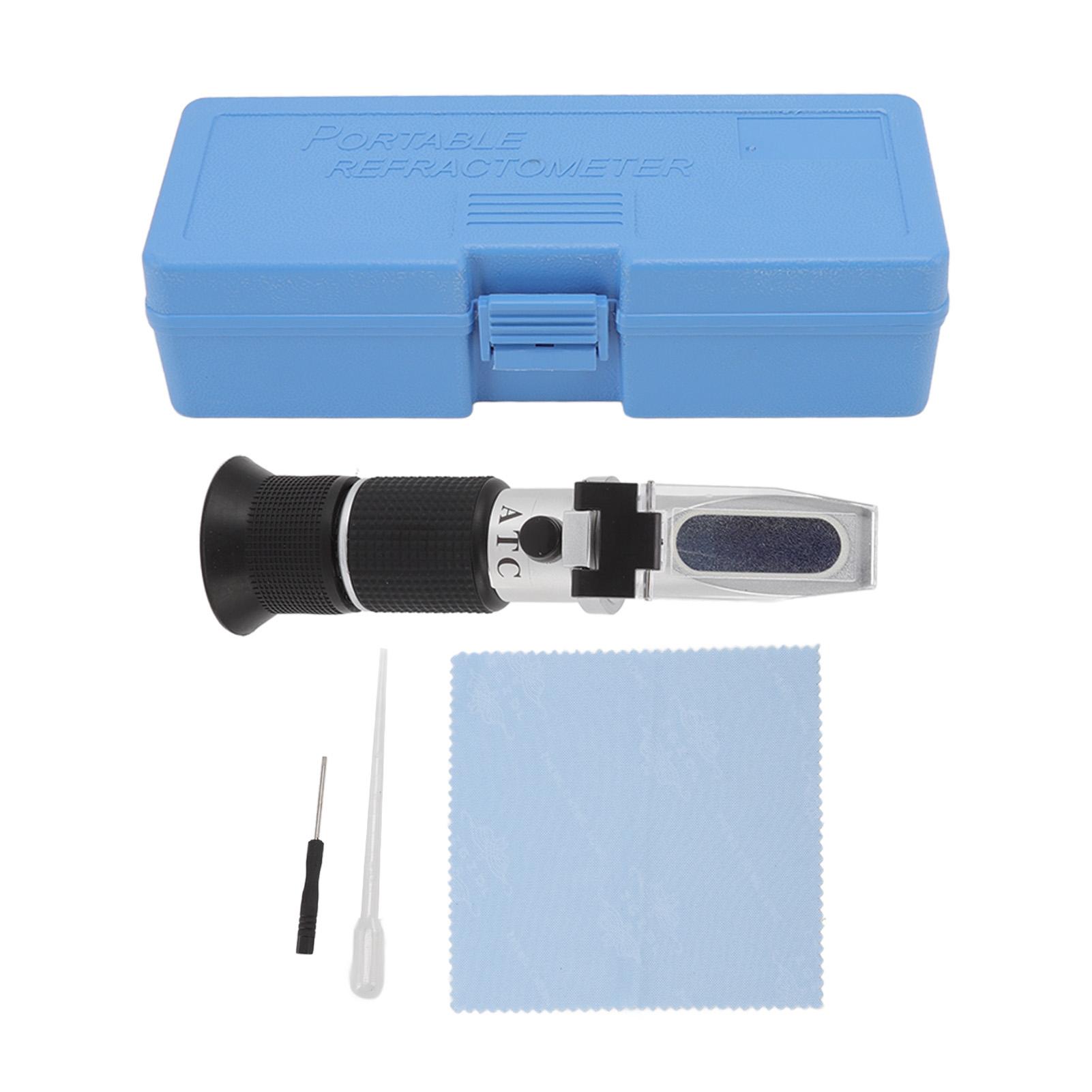 High Accuracy Refractometer 032 Brix 0140 Fruit Wine 027 Baume Scale Display Concentration Meter
High Accuracy Refractometer 032 Brix 0140 Fruit Wine 027 Baume Scale Display Concentration Meter