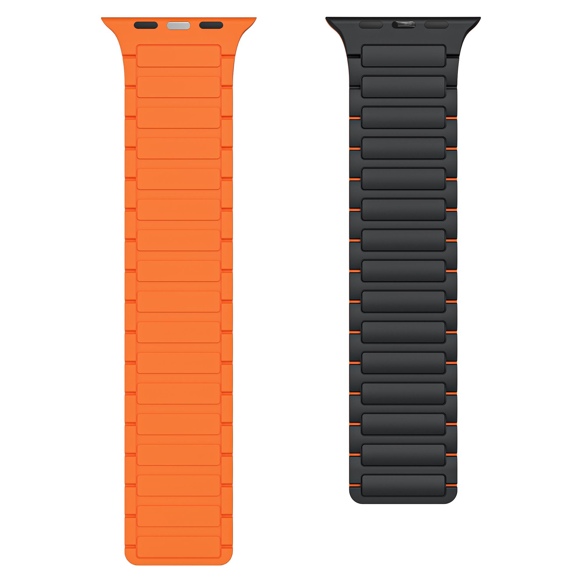 KALEBOL KLB-CXGJ-001 For Apple Watch 10 46mm/Ultra 2/Ultra 49mm/9 8 7 45mm/SE (2023) SE (2022) SE 6 5 4 44mm/3 2 1 42mm Strap Blakc/Orange
KALEBOL KLB-CXGJ-001 For Apple Watch 10 46mm/Ultra 2/Ultra 49mm/9 8 7 45mm/SE (2023) SE (2022) SE 6 5 4 44mm/3 2 1 42mm Strap Blakc/Orange