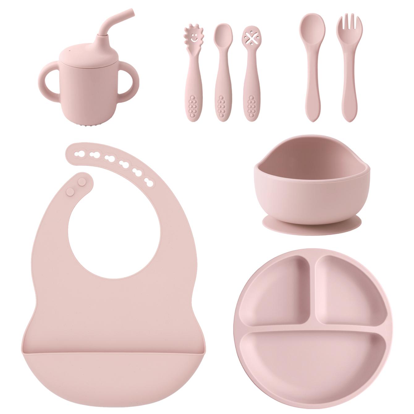 Color Kids 9PCS Baby Feeding Set Silicone Bowl Dishes Plate Waterproof Bib Suction Utensils Sippy Cup BPA Free Toddler Tableware
Color Kids 9PCS Baby Feeding Set Silicone Bowl Dishes Plate Waterproof Bib Suction Utensils Sippy Cup BPA Free Toddler Tableware