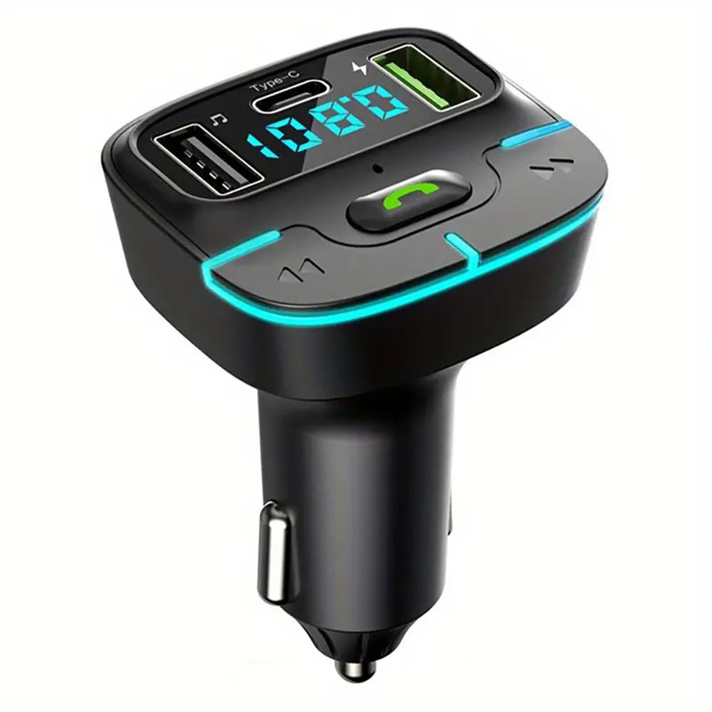 Автомобильный MP3-плеер FM-передатчик Bass Music U Disk MP3-плеер Dual USB Type C Автомобильное зарядное устройство для смартфона Зарядка Handsfree Wireless H чёрный
Автомобильный MP3-плеер FM-передатчик Bass Music U Disk MP3-плеер Dual USB Type C Автомобильное зарядное устройство для смартфона Зарядка Handsfree Wireless H чёрный