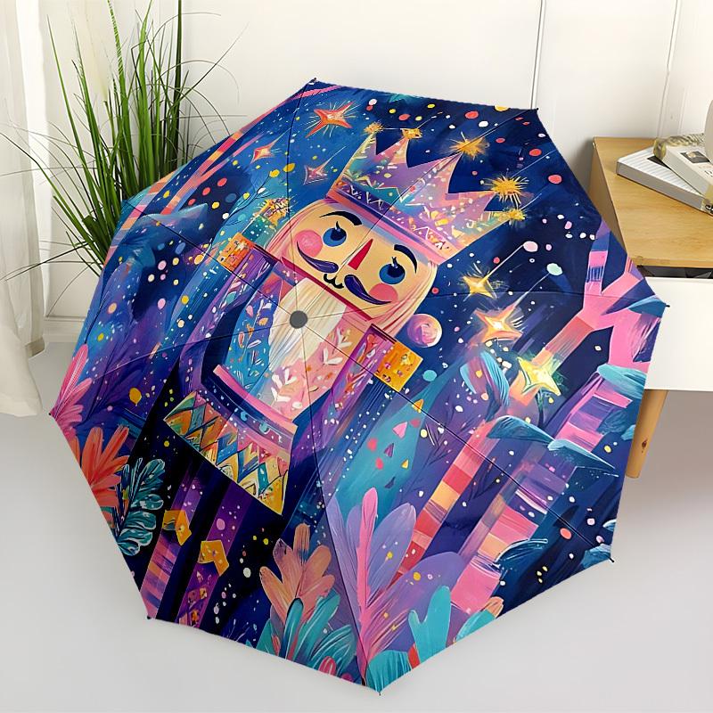 1PC The Nutcracker King Automatic Folding Umbrella - Compact 8-Rib Design, Durable Plastic & Iron, Lightweight for Outdoor Daily Use054
1PC The Nutcracker King Automatic Folding Umbrella - Compact 8-Rib Design, Durable Plastic & Iron, Lightweight for Outdoor Daily Use054
