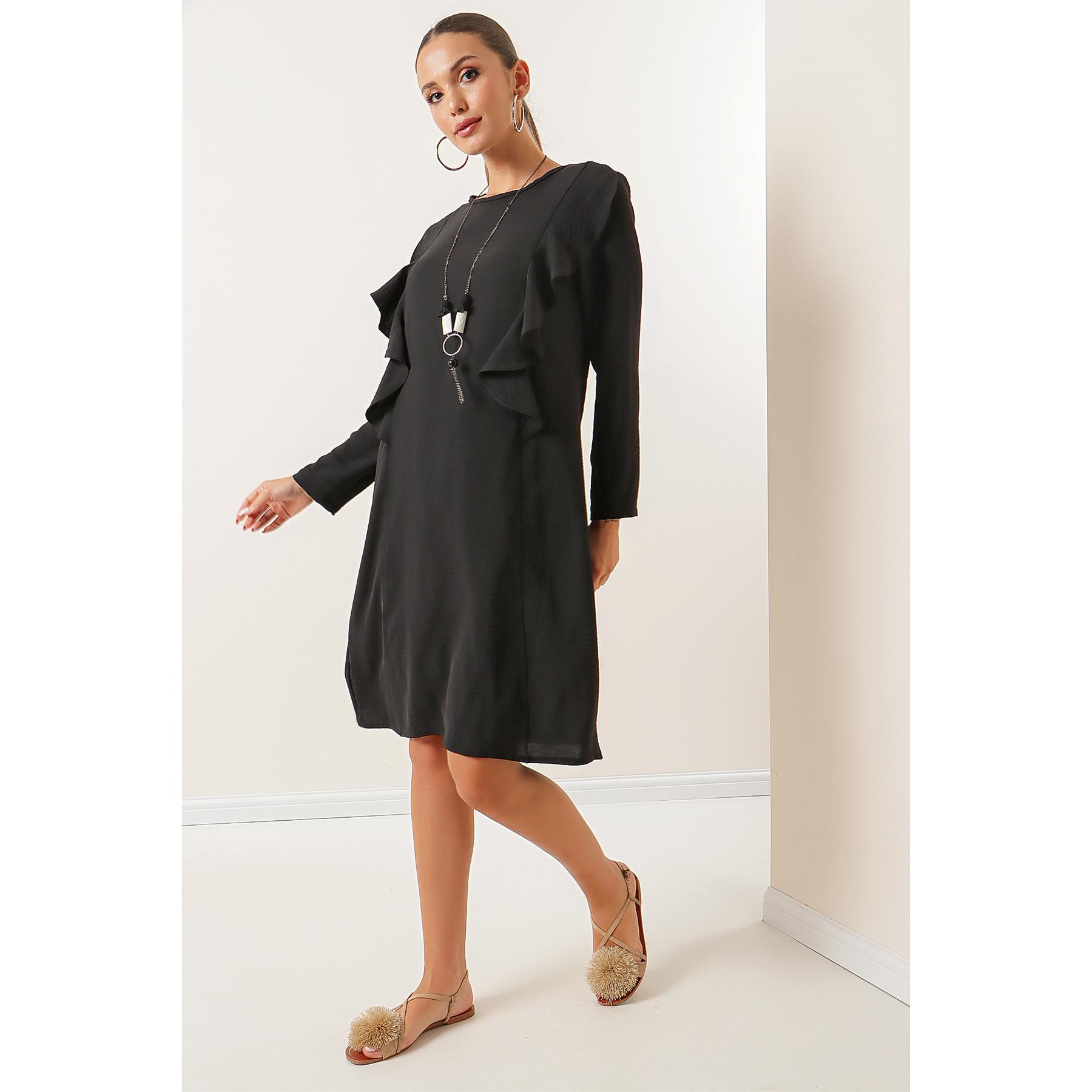 Платье для пилотажа с оборками и длинными рукавами с колье S чёрный
Платье для пилотажа с оборками и длинными рукавами с колье S чёрный