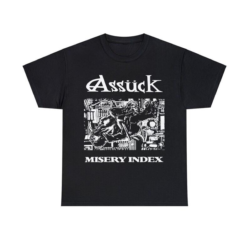Assuck Misery Index T Shirt Grindcore Vintage Plutocracy Magrudergrind Dropdead Unisex T-Shirt S
Assuck Misery Index T Shirt Grindcore Vintage Plutocracy Magrudergrind Dropdead Unisex T-Shirt S