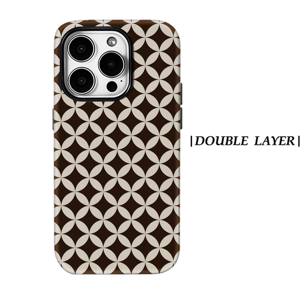 Mocha Circles Phone Case for IPhone 17 16 15 14 13 Pro Max Plus for Magnetic Single Double-layer Tough Case IPHONE17AIR
Mocha Circles Phone Case for IPhone 17 16 15 14 13 Pro Max Plus for Magnetic Single Double-layer Tough Case IPHONE17AIR