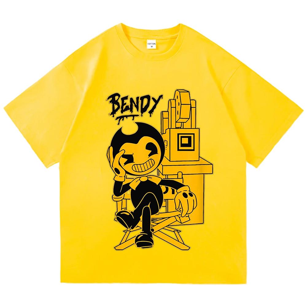 Ігровий Т-shirt Bendy and The Ink Machine Літній з коротким рукавом Жіночі футболки Вуличний одяг Унісекс Вільний О-подібний виріз Футболки з графічним принтом 4XL
Ігровий Т-shirt Bendy and The Ink Machine Літній з коротким рукавом Жіночі футболки Вуличний одяг Унісекс Вільний О-подібний виріз Футболки з графічним принтом 4XL