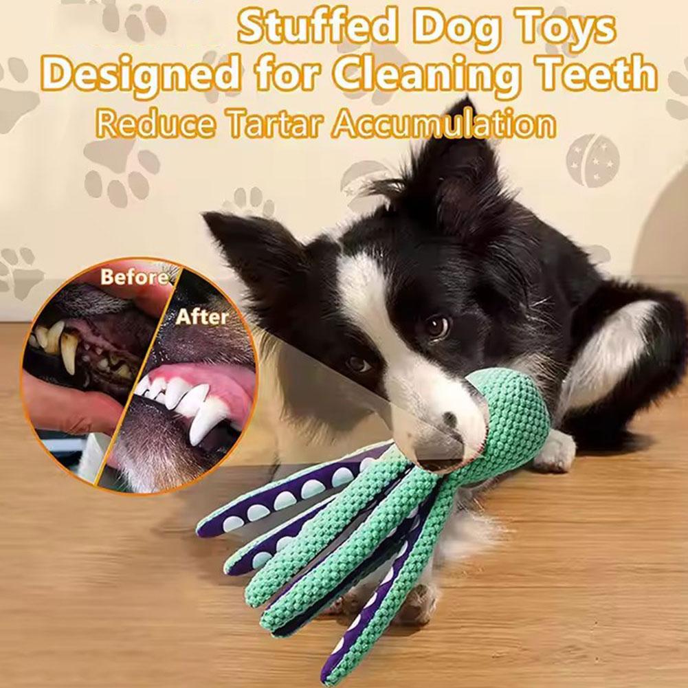 High Quality Pet Plush Toy Squeaky Dog Toy Plush Octopus Indoor Suitable For Large Dogs Pet Interactive Sounding Toy H6h4
High Quality Pet Plush Toy Squeaky Dog Toy Plush Octopus Indoor Suitable For Large Dogs Pet Interactive Sounding Toy H6h4