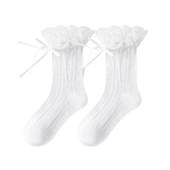 1 Pair Girls Mesh Lace Socks Thin Breathable Crew Socks for Kids Students Cute Bow Cotton Socks Summer Children Socks for School Daily & Sports M білий
1 Pair Girls Mesh Lace Socks Thin Breathable Crew Socks for Kids Students Cute Bow Cotton Socks Summer Children Socks for School Daily & Sports M білий