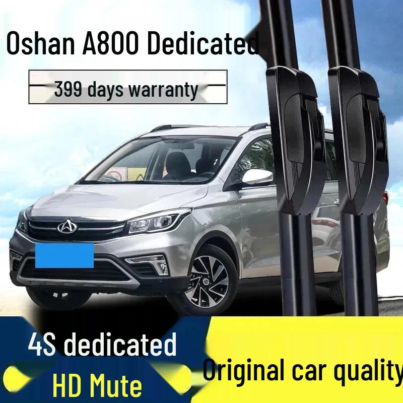 Changan Oshan A800 Frameless Wiper Blades - Fits 2019 Model Front & Rear Set (Front Wipers)
Changan Oshan A800 Frameless Wiper Blades - Fits 2019 Model Front & Rear Set (Front Wipers)