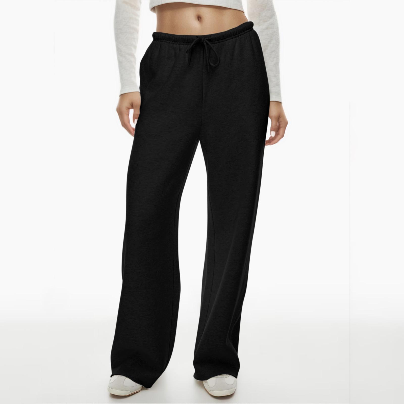 Womens Wide Leg Sweatpants Casual High Waist Baggy Sweatpants Boyfriend Jogger Pants With Pockets Trousers S чёрный
Womens Wide Leg Sweatpants Casual High Waist Baggy Sweatpants Boyfriend Jogger Pants With Pockets Trousers S чёрный