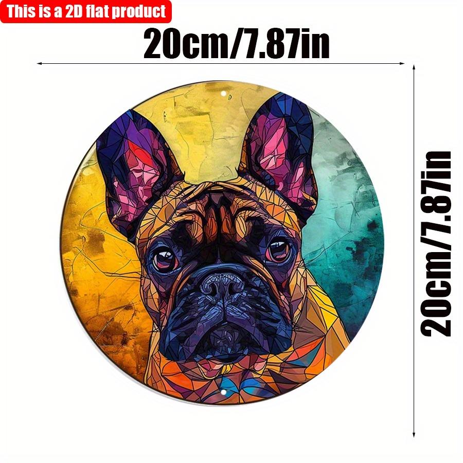 2D плоский 20*20 см 1 шт милый французский бульдог цвет градиентный дизайн деревянный круглый подвесной знак, цветные блоки сращивание бульдог узор художественная табличка, орнамент 20*20cm
2D плоский 20*20 см 1 шт милый французский бульдог цвет градиентный дизайн деревянный круглый подвесной знак, цветные блоки сращивание бульдог узор художественная табличка, орнамент 20*20cm