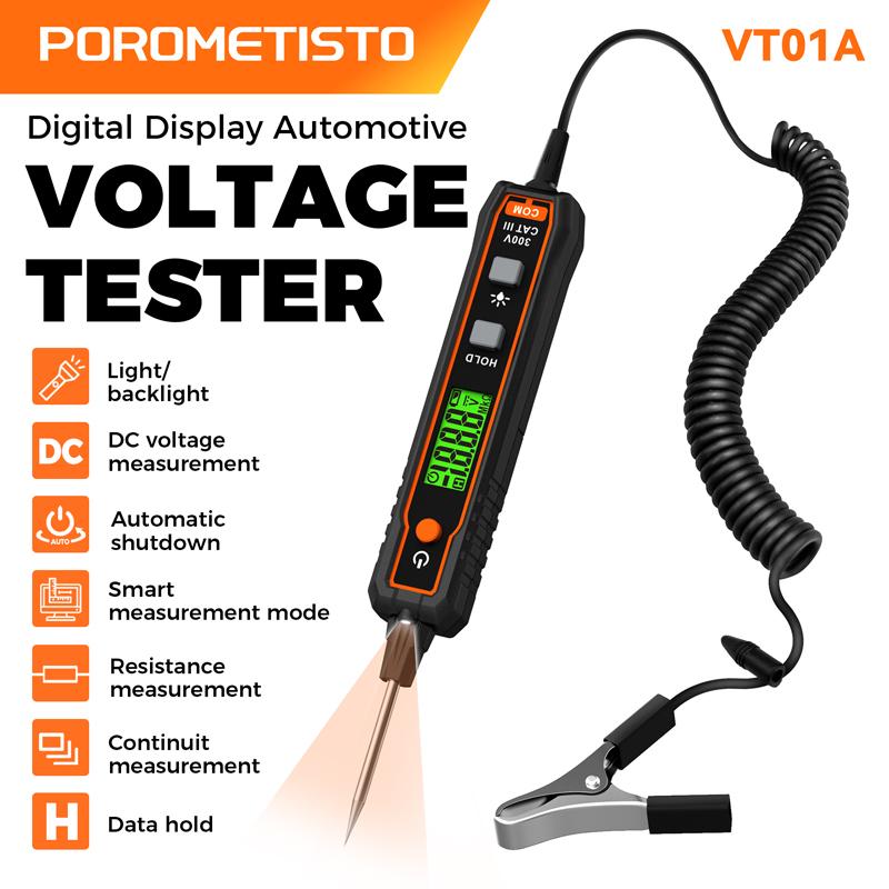 Car Voltage Detector Pen DC100V Non-Contact Maintenance Circuit Tester Backlight Flashlight NCV Resistance Electrical Tester Pen
Car Voltage Detector Pen DC100V Non-Contact Maintenance Circuit Tester Backlight Flashlight NCV Resistance Electrical Tester Pen