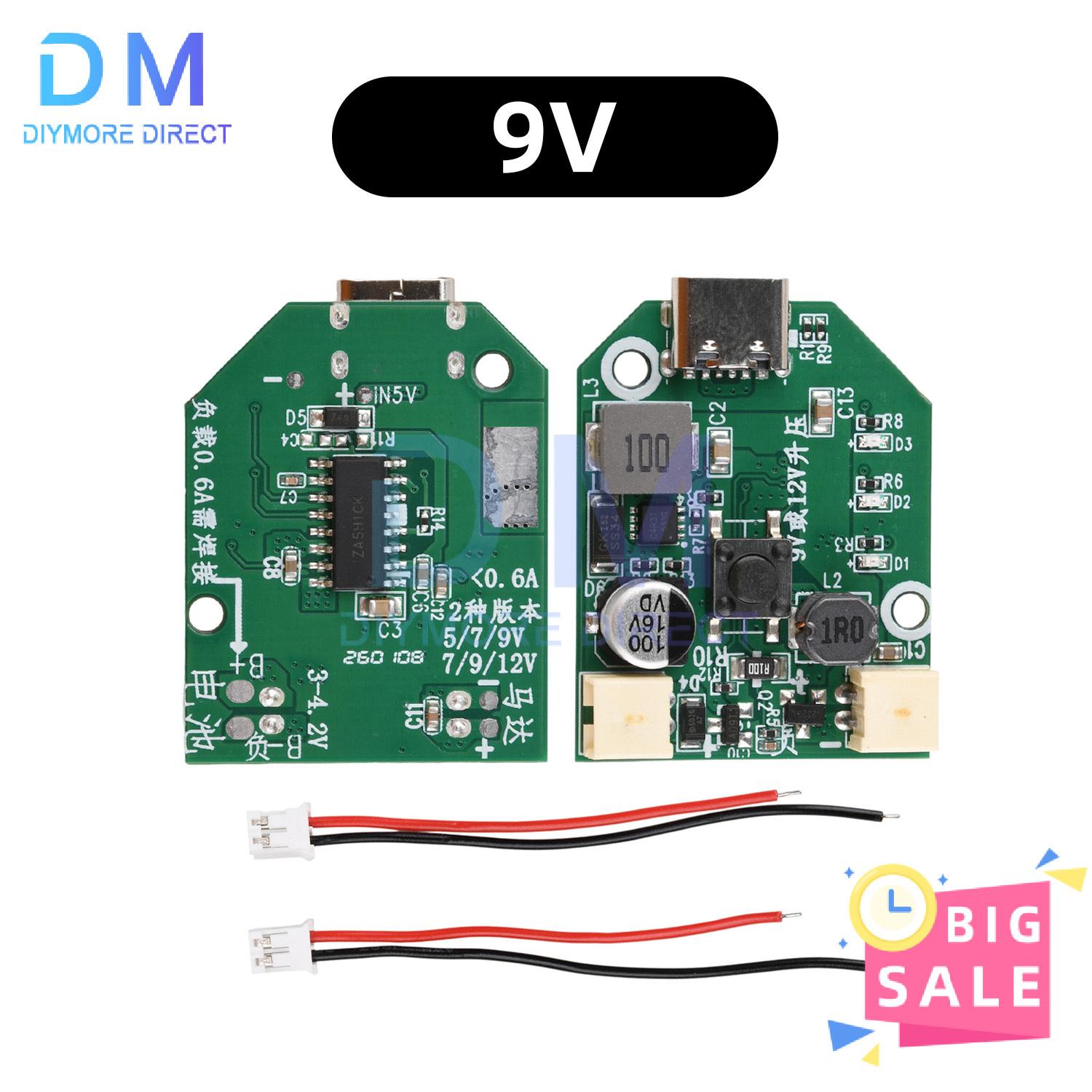 DC 9V/12V 3-Speed Fan Control Board Type-C USB Charging Driver Board PWM Boost Short Circuit Protection for DIY Mini Fan 1PCS
DC 9V/12V 3-Speed Fan Control Board Type-C USB Charging Driver Board PWM Boost Short Circuit Protection for DIY Mini Fan 1PCS
